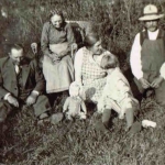 Ferdinand,Marianne,Olga EdithogSøren ca.1930