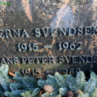 Erna Jensen Kirkegaard. Hårslev Kirkegård