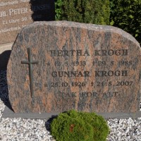 Hertha og Gunnar Krogh