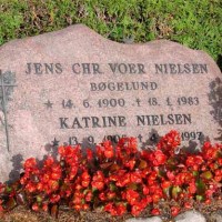 Jens Chr.-Katrine Voer Nielsen. Karup Kirkegård
