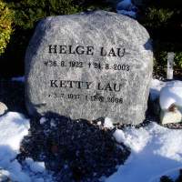 Ketty-Helge Lau. V. Kirkegård Ikast