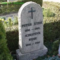 Peder Johanessen Kusk-Inger Kirstine Jensen. Thorning Kirkegård