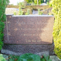 Niels Chr. Jensen. Karup Kirkegård