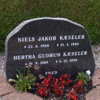 Herta Gudrun Høj. Ø. Kirkegård Ikast