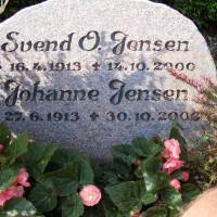 Svend Otto Jensen. Lundum Kirkegård
