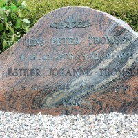 Jens Peter Thomsen, Grathe Kirkegård