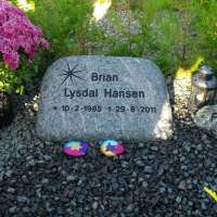 Brian Lysdal Hansen. Hørup Kirkegård, Kjellerup