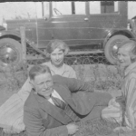 Aksel Høj, Gertrud og Magda Christensen