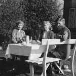 Magda, Elly og Svend Arne Jensen